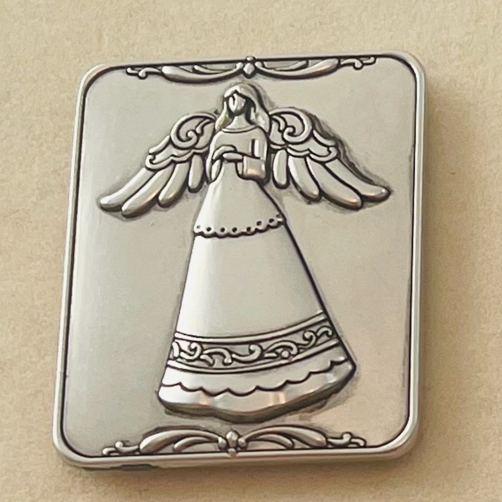 3/$15 GANZ Guardian Angel Faith Pocket Charm Token Always In My Heart